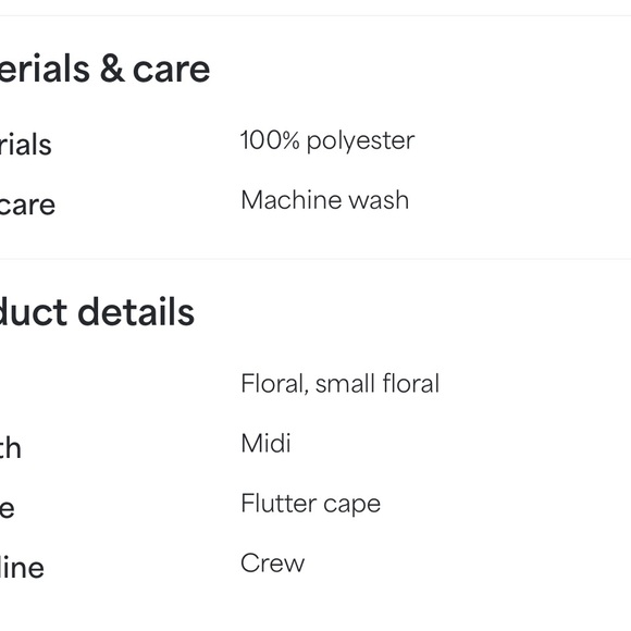 Perla Pleated Flutter Sleeve Midi Dress - Picture 5 of 5